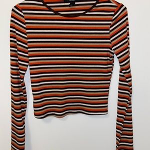 Striped Knit Long Sleeve